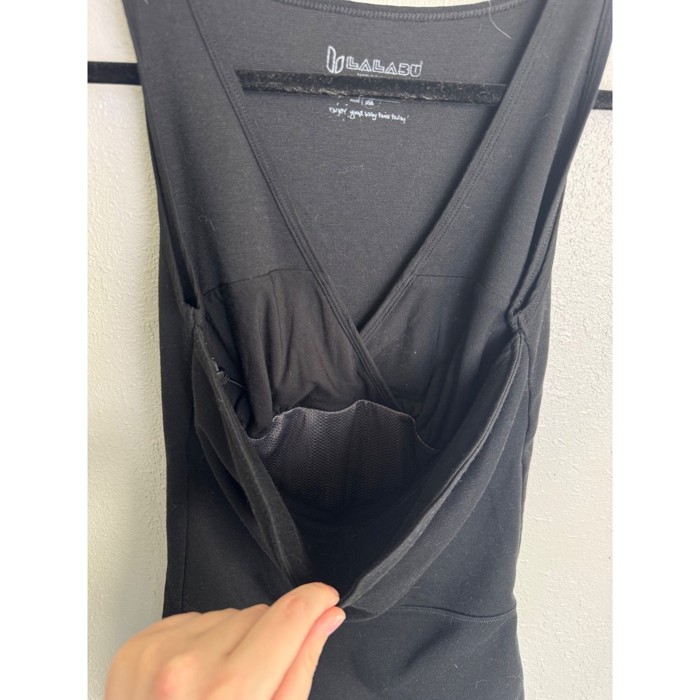 Lalabu Soothe Shirt Simple Babywearing Tank Top Medium Black Nursing‎ Carrier - Picture 3 of 8